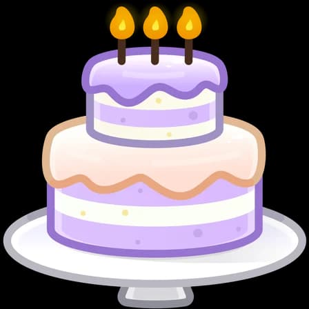 Lilac Splash — Homemade Cakes Telegram gift model