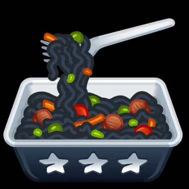 Black Pasta — Instant Ramens Telegram gift model