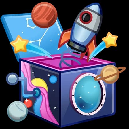 Spaceship — Jack-in-the-Box Telegram gift model