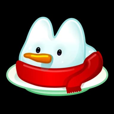 Snowman — Jelly Bunnies Telegram gift model