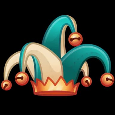 Azure Joker — Jester Hats Telegram gift model