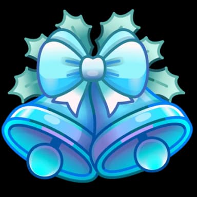 Blue Chrome — Jingle Bellses Telegram gift model