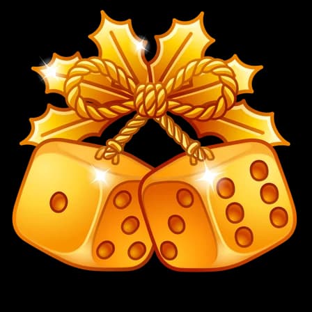 Golden Dice — Jingle Bells Telegram gift model