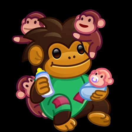 Busy Mom — Jolly Chimps Telegram gift model