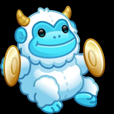 Snow Yeti — Jolly Chimps Telegram gift model