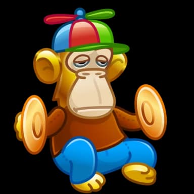 Tired Primate — Jolly Chimps Telegram gift model
