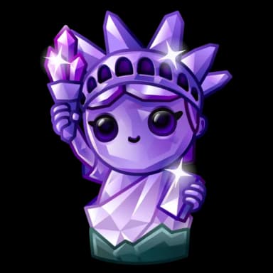 Amethyst — Liberty Figures Telegram gift model