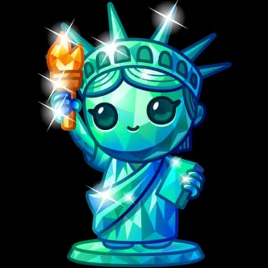 Aquamarine — Liberty Figures Telegram gift model