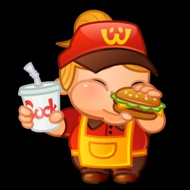 Burger Queen — Liberty Figures Telegram gift model