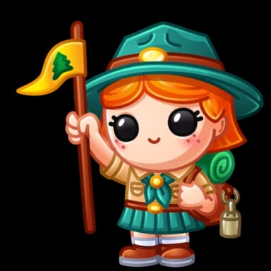 Girl Scout — Liberty Figures Telegram gift model