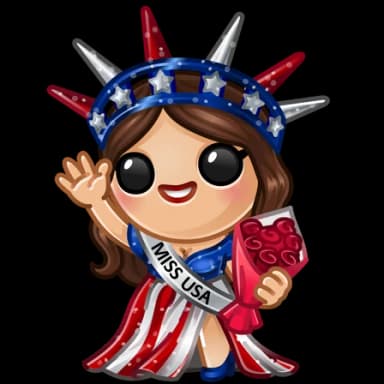 Miss USA — Liberty Figures Telegram gift model