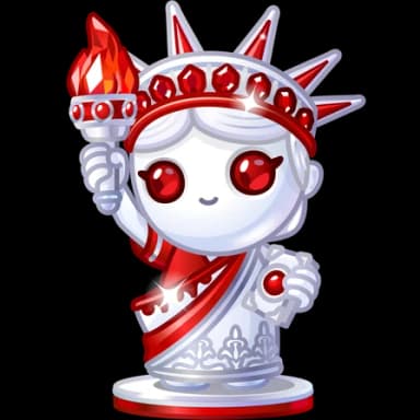 Red Porcelain — Liberty Figures Telegram gift model