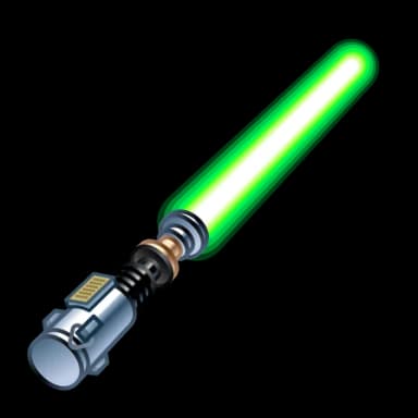 Jedi Luke — Light Swords Telegram gift model