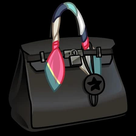 Black Ascot — Loot Bags Telegram gift model
