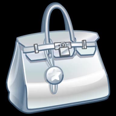 Chrome Clutch — Loot Bags Telegram gift model