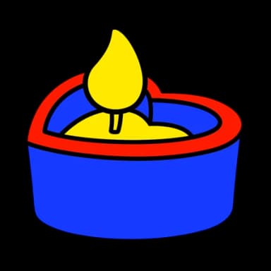 Vibrant Trio — Love Candles Telegram gift model