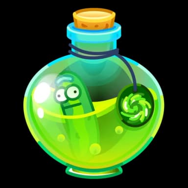 Pickle Rick — Love Potions Telegram gift model
