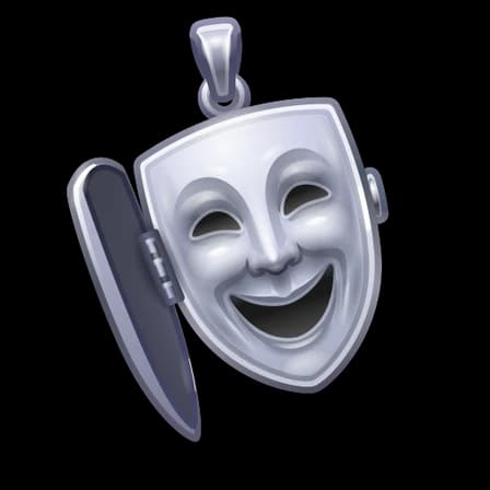Twin Faces — Lucky Lockets Telegram gift model