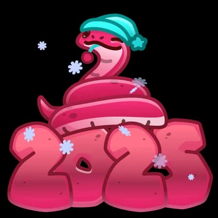 Cherry Glitch — Lunar Snakes Telegram gift model