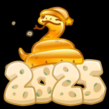 Golden Bleu — Lunar Snakes Telegram gift model
