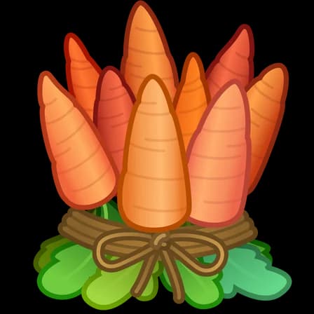 Carrots — Lush Bouquets Telegram gift model