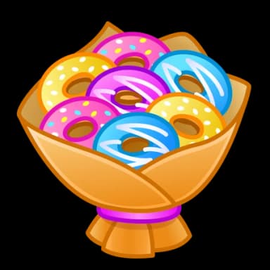 Donuts — Lush Bouquets Telegram gift model