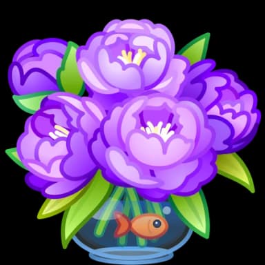 Fishbowl Vase — Lush Bouquets Telegram gift model