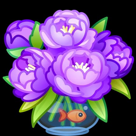 Fishbowl Vase — Lush Bouquets Telegram gift model