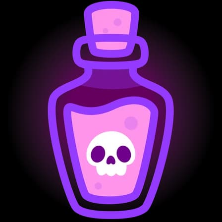 Angry Amethyst — Magic Potions Telegram gift model