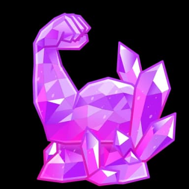 Crystal Fist — Mighty Arms Telegram gift model