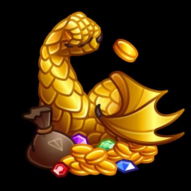 Gold Dragon — Mighty Arms Telegram gift model