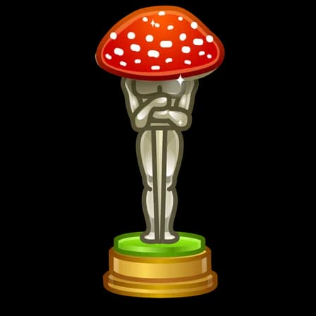 Amanita — Mini Oscars Telegram gift model