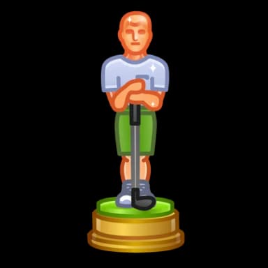 Golfer — Mini Oscars Telegram gift model