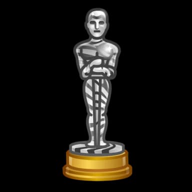 Silver Zebra — Mini Oscars Telegram gift model