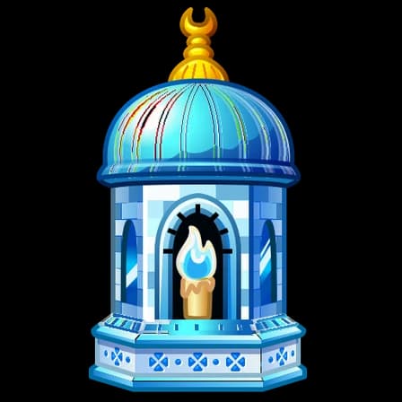 Blue Mosque — Mirage Lamps Telegram gift model