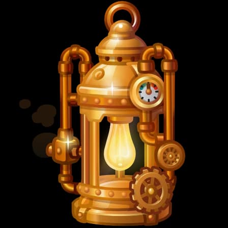 Copper Halo — Mirage Lamps Telegram gift model