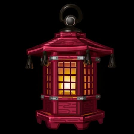 Crimson Shrine — Mirage Lamps Telegram gift model