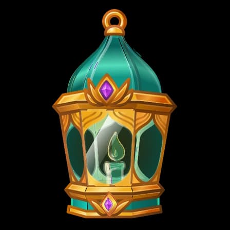 Desert Jewel — Mirage Lamps Telegram gift model