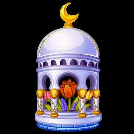 Moonlit Flower — Mirage Lamps Telegram gift model