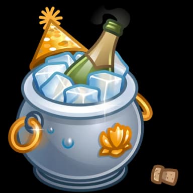 Champagne — Money Pots Telegram gift model