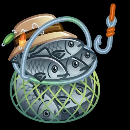Fishing Net — Money Pots Telegram gift model