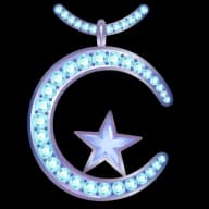 Azurite — Moon Pendants