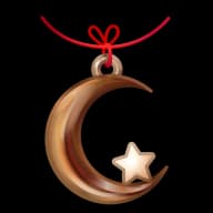 Copper Alloy — Moon Pendants