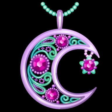 Princess — Moon Pendants Telegram gift model