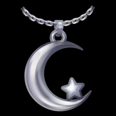 Silver Moon — Moon Pendants Telegram gift model
