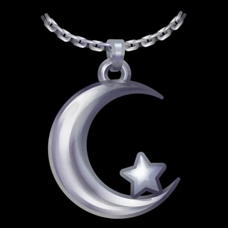 Silver Moon — Moon Pendants Telegram gift model