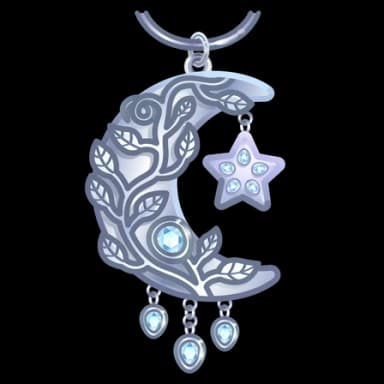 Silver Tree — Moon Pendants Telegram gift model