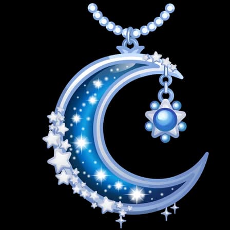 Starry Night — Moon Pendants Telegram gift model