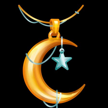 Stellar Grace — Moon Pendants Telegram gift model
