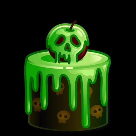 Cursed Apple — Mousse Cakes Telegram gift model